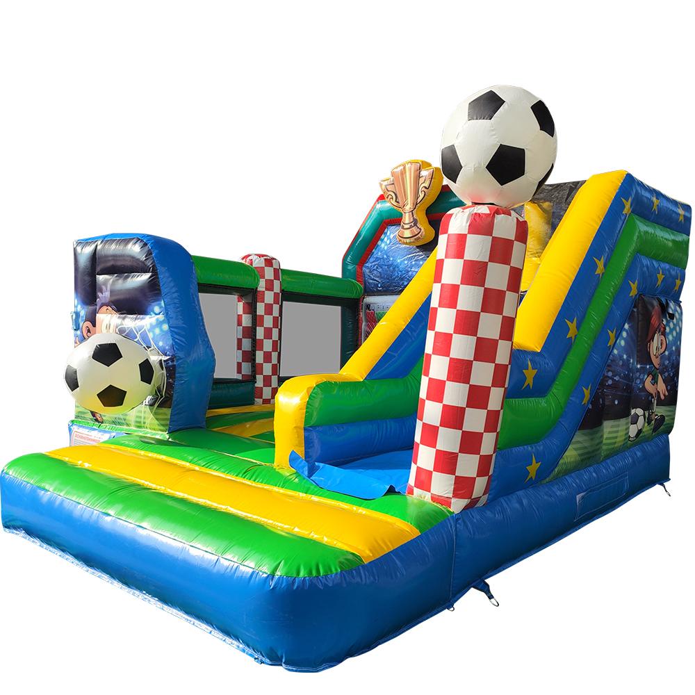 Hoppeslott med sklie